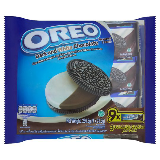 OREO DARK + WHITE CHOCOLATE MULTIPACK 27.6GX9