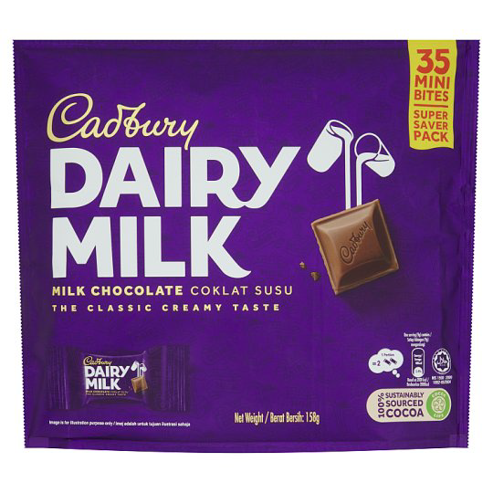 CADBURY MINI SHAREBAG 158G (35S)